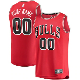 youth fanatics branded red chicago bulls fast break custom-431